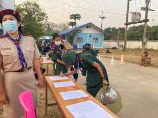 450. การอยู่ค่ายพักแรมลูกเสือ - เนตรนารี ประจำปีการศึกษา 2565